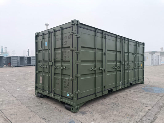 Contenedor de 20 pies con acceso lateral completo stanag